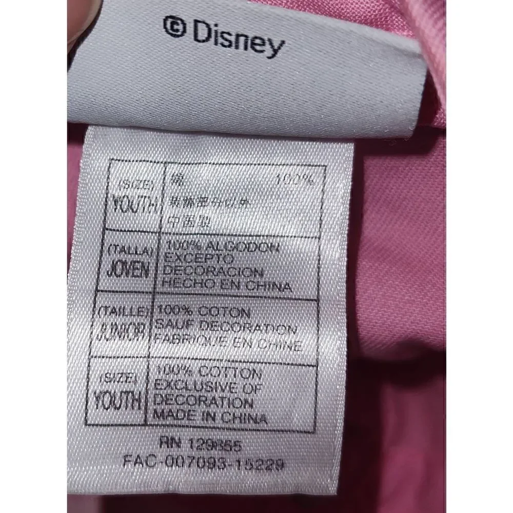 Disney Parks Youth Pink Cap Mickey Mouse Sequined Embroidered